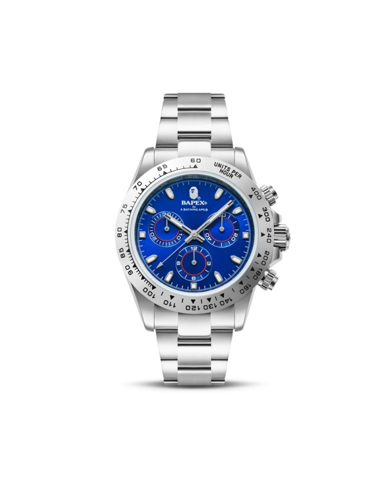 Montre Bape Catégories 4 BAPEX #2 Bleu Royal Bleu Homme | NMU-80050472